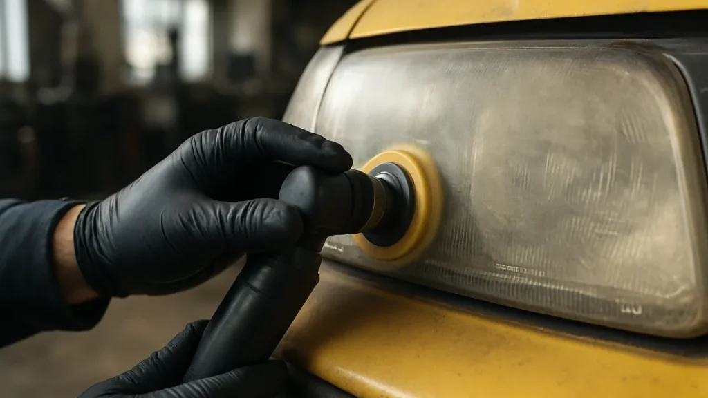 Полировка фар: цена работы зависит от состояния рассеивателя